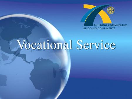 Vocational Service.