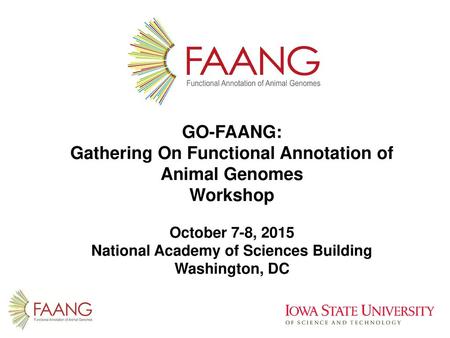 Gathering On Functional Annotation of Animal Genomes Workshop