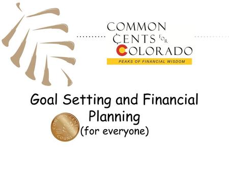 Goal Setting and Financial Planning