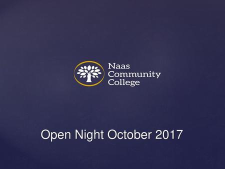 Open Night October 2017.