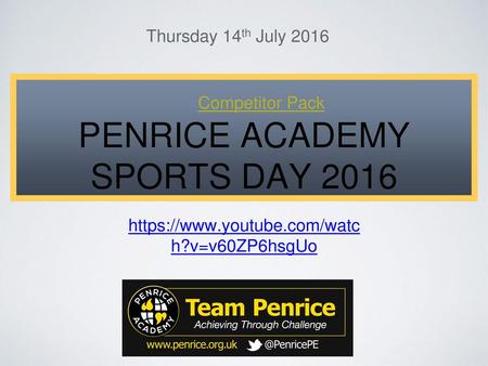 Penrice academy sports day 2016