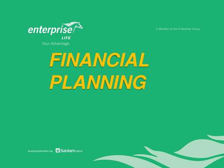 FINANCIAL PLANNING.