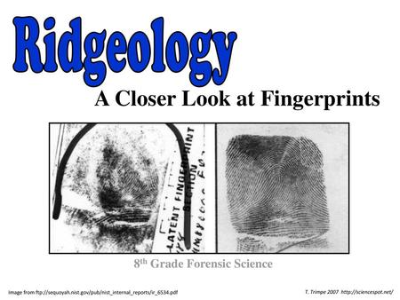 8th Grade Forensic Science