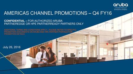 AMEricas Channel Promotions – Q4 FY16