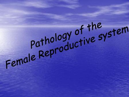 Female Reproductive system