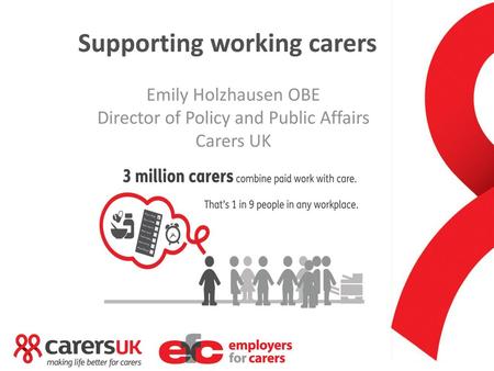 Supporting working carers