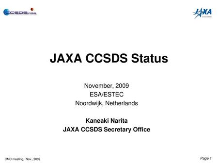 JAXA CCSDS Secretary Office