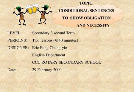 CONDITIONAL SENTENCES