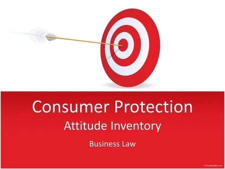 Consumer Protection Attitude Inventory