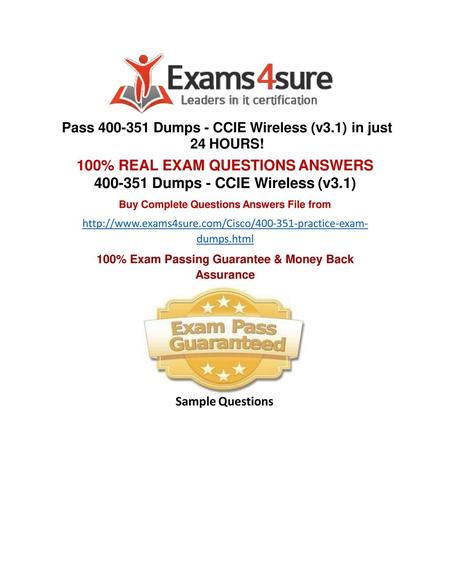 100% Exam Passing Guarantee & Money Back Assurance