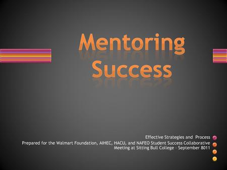 Mentoring Success Effective Strategies and Process