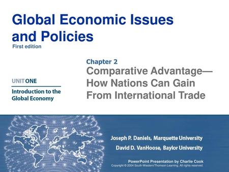 Comparative Advantage— How Nations Can Gain From International Trade