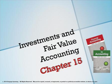 Investments and Fair Value Accounting