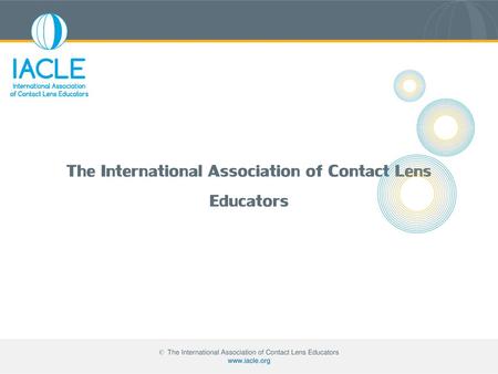 The International Association of Contact Lens Educators