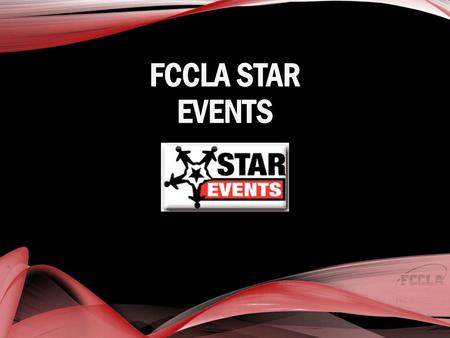 FCCLA STAR Events Nebraska 2015-16.