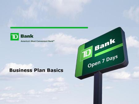 Business Plan Basics.