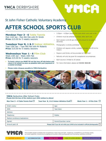 AFTER SCHOOL SPORTS CLUB