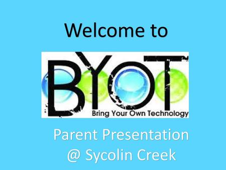 Welcome to Parent Sycolin Creek