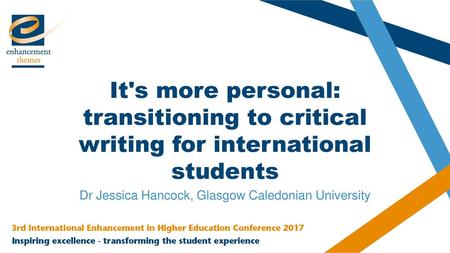 Dr Jessica Hancock, Glasgow Caledonian University