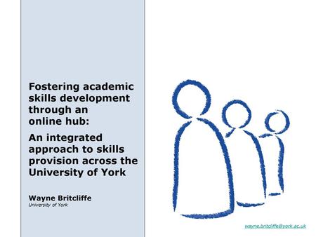 Fostering academic skills development through an online hub: