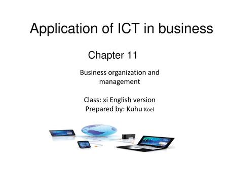 Application of ICT in business