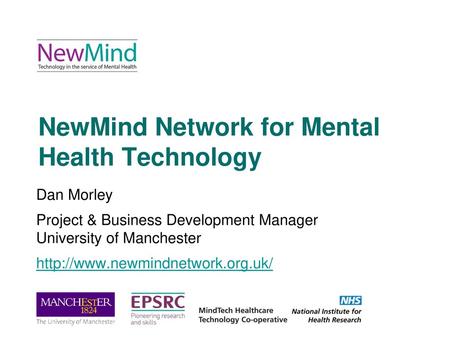 NewMind Network for Mental Health Technology