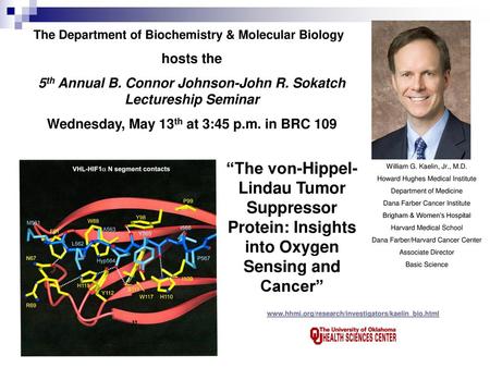 The Department of Biochemistry & Molecular Biology