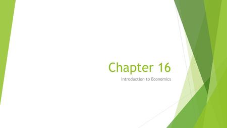 Introduction to Economics