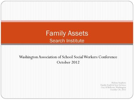 Family Assets Search Institute