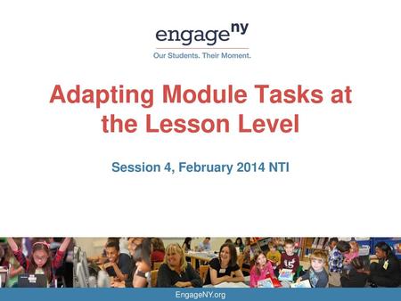 Adapting Module Tasks at the Lesson Level