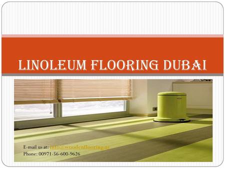 linoleum flooring dubai