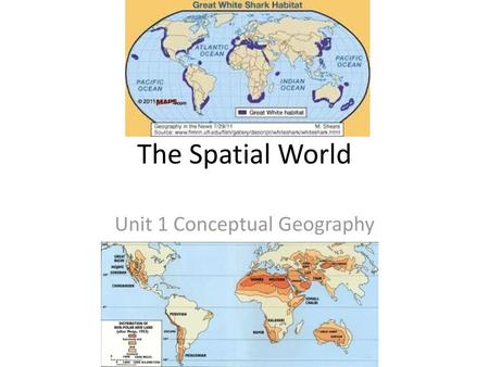 Unit 1 Conceptual Geography