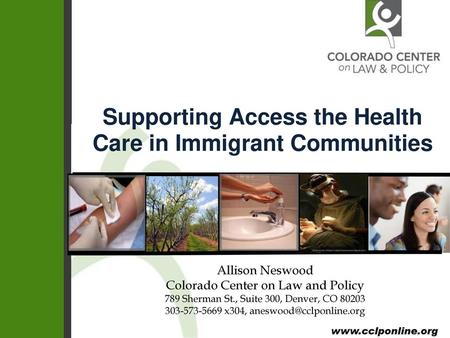 Supporting Access the Health Care in Immigrant Communities