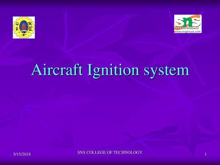 Aircraft Ignition system