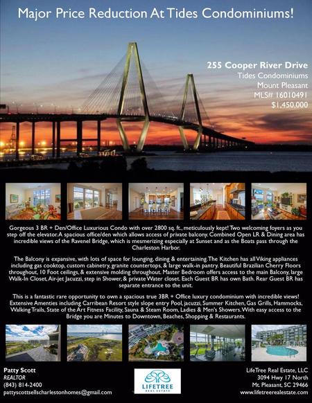 Major Price Reduction At Tides Condominiums!