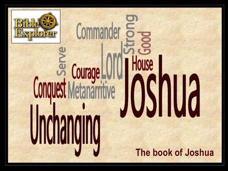 The book of Joshua.