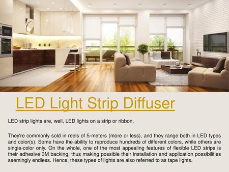 LED Light Strip Diffuser