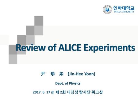 Review of ALICE Experiments