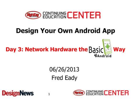 Design Your Own Android App