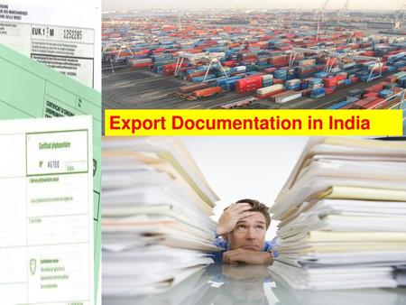 Export Documentation in India