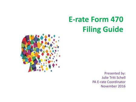 E-rate Form 470 Filing Guide