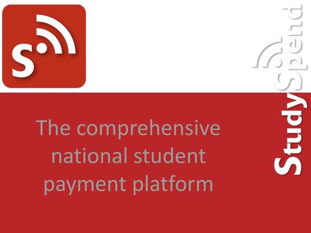 The comprehensive national student payment platform