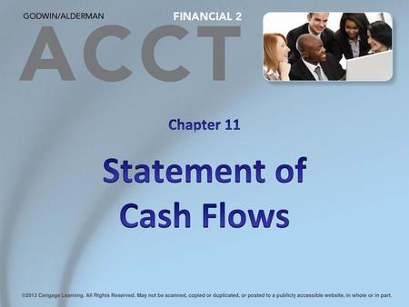 Chapter 11 Statement of Cash Flows