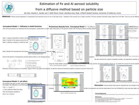 Estimation of Fe and Al aerosol solubility