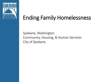 Ending Family Homelessness