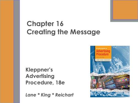 Chapter 16 Creating the Message