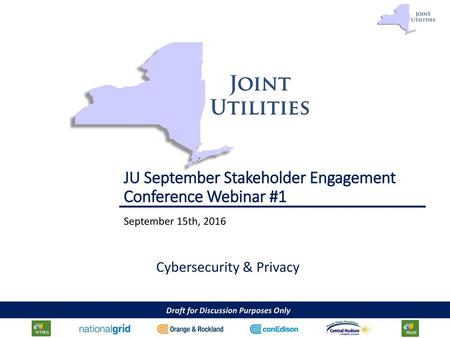 JU September Stakeholder Engagement Conference Webinar #1