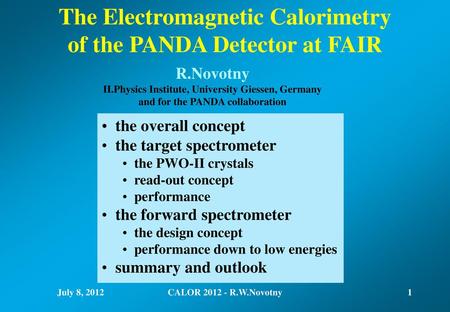 The Electromagnetic Calorimetry of the PANDA Detector at FAIR