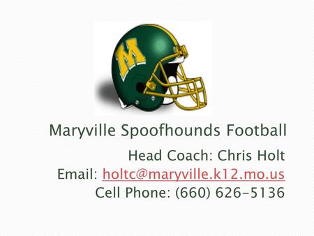 Maryville Spoofhounds Football