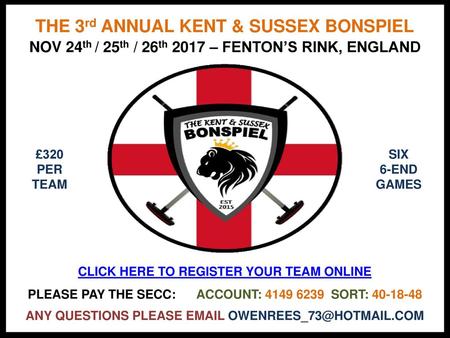 THE 3rd ANNUAL KENT & SUSSEX BONSPIEL